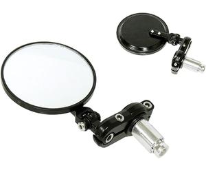 Hyper Bar-End, specchietto retrovisore male Nero