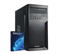 HYPER BYTE PC Ultra Office - Computer con Intel Core i5-10400F 4.3GHz - NVIDIA GT730-16GB RAM DDR4 - 512GB SSD HDD - DVD+RW - WiFi - incluso Windows 11 Pro | Tower PC/calcolatrice