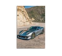 Hyper Car Poster per Ferrari 812 Competizione Sports Car Super Car Poster decorativo su tela da parete e arte stampa artistica moderna decorazione camera da letto familiare 50 x 75 cm