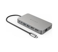 HYPER HDM1H-GL - PortReplicator/docking station, USB-C, 10 porte