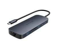 Hyper Drive Next Hub USB C a 10 porte per Mac, PC e Chromebook con HDMI 4K60Hz, 2 USB-A, USB C Hub 10 Gbps, USB-C da 140 W, lettore di schede SD e microSD, Ethernet, 10 Gbps