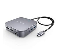 Hyper Drive Thunderbolt 4 Dock - Docking station Thunderbolt 4 con doppio supporto display 6K 60Hz - docking station HyperDrive per connessione Ethernet ultra veloce da 2,5 Gigabit