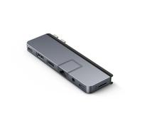 HYPER DUO PRO 7-in-2 Hub USB-C USB Type-C 104 Mbps Grigio - Nouvo