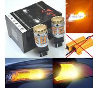 Hyper Flash Senza Luce LED 4157 Arancione Due Lampadine Anteriore Giro Signal