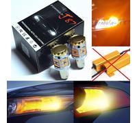 Hyper Flash Senza Luce LED P21/5W Ambra Due Lampadina Anteriore Svolta Ricambio