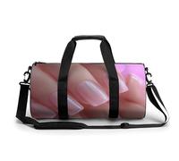 Hyper Glossy Nails Borsa da viaggio da palestra per donne e uomini borsa da viaggio cilindrica borsa da allenamento sportiva con tracolla