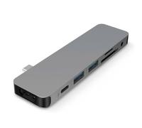 Hub USB-C multiporta HyperDrive Solo grigio