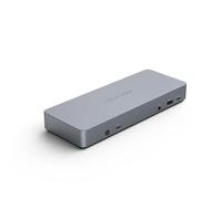 HYPER HD-GD1000-EU replicatore di porte e docking station per notebook USB 3.2 Gen 1 [3.1 1] Type-C Argento (Hyper HyperDrive WWCB 14-in-1 Triple Video Docking Station - For MST enabled devices) [HD-G