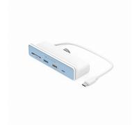 HYPER HD34A8 docking station USB 3.2 Gen 1 (3.1 Gen 1) Type-C Bianco - Nouvo