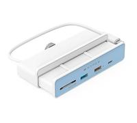 HYPER HD34A8 hub di interfaccia USB 3.2 Gen 1 [3.1 Gen 1] Type-C 10 Mbit/s Bianco (HyperDrive 6-in-1 Hub - Docking station - US