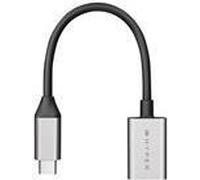 HYPER HD425D-GL cavo USB USB 3.2 Gen 2 [3.1 Gen 2] 0,0176 m USB C USB A Nero, Argento (Hyperdrive USB-C to 10Gbps USB)