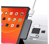 Hyper - Hub USB-C 6 in 1 HyperDrive per iPad Pro/Air - Jack audio da 3,5 mm, USB-A, SD, Micro SD, USB-C, HDMI - Grigio siderale