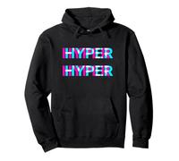 Hyper Hyper Techno Raver Goa Trance Festival Rave Disco Felpa con Cappuccio