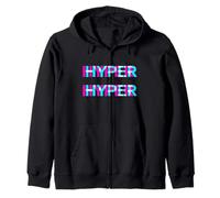 Hyper Hyper Techno Raver Goa Trance Festival Rave Disco Felpa con Cappuccio