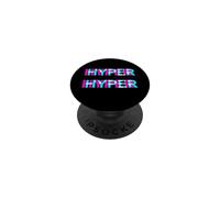 Hyper Hyper Techno Raver Goa Trance Festival Rave Disco PopSockets PopGrip Adesivo