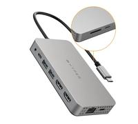 Hyper HyperDrive Dual 4K HDMI 10-in-1 USB-C Hub - Dockingstation - USB-C - 2 x HDMI - GigE (HDM1H-GL)