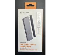 Hyper -hyperdrive Duo Pro 7-in-2 Usb-C Hub per Macbook Pro / Air- Space Gray