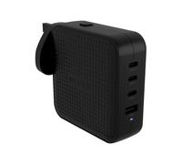 5095386 CARICATORE DA VIAGGIO 100W HYPER BK USB-C GAN (3C+1A) NERO