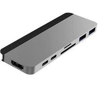 HYPER Sanho HyperDrive Duo 7-in-2 Dock per MacBook Pro/Air - Argento