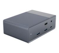 HYPER HD7001GL - PortReplicator/docking station, USB-C, 10 porte