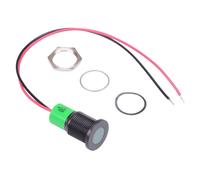 Hyper Verde Brillante Incasso 16mm 220VAC LED Pannello Indicatore IP67 APEM