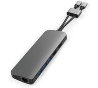 Hyper VIPER HUB USB-C 10 in 2 PD 60W Grigio siderale