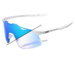Hypercraft bastille le pearl white glitter blue mirror photochromic