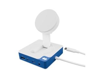 HyperDrive Flex MagCharge Hub USB-C Blu