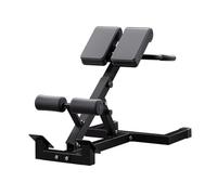 Hyperextension - Sedia romana per palestra domestica, resistente, regolabile, per esercizi addominali e schiena, per allenare la forza delle gambe, con 5 opzioni di altezza, capacità 150 kg