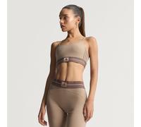 Hyperglam Bralette a coste Chalky Brown / Earth Strata XS
