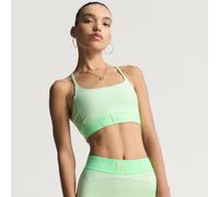 adidas Performance - Hyperglam - Brassière verde e lime burst a coste L