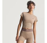 Hyperglam Rib Baby T-shirt Chalky Brown / Earth Strata 2XS