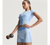 adidas Performance - Hyperglam - T-shirt mini blu a coste XL