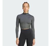 Hyperglam Rib Copertura con zip Grey Six / Black 2XS