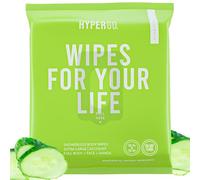 HyperGo Salviette per il corpo, salviettine umidificate senza risciacquo per adulti, salviette da bagno doccia completamente naturali, salviette rinfrescanti per la pulizia del corpo e del viso per