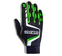 Sparco 00209510NRVF Hypergrip + T 10 Guanti, Nero/Verde, Nero/Verde, 42/50 EU, nero/verde, 42/50 EU