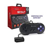 Hyperkin "Scout - Controller cablato premium per SNES, controller gamepad compatibile con sistema Super Entertainment - Space Black
