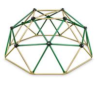 HyperMotion Cupola da Arrampicata per Bambini - Altalena da Giardino e Scivolo per Esterno con Struttura in Metallo Zincato, Portata 350 kg, Giochi per Sviluppo Motorio dai 3 Anni - 6 Ft