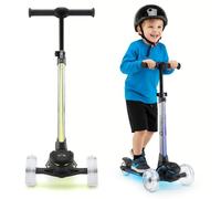 HyperMotion- Monopattino a tre ruote per bambini, 3-8 anni, con illuminazione