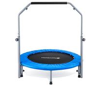 HyperMotion Trampolino Elastico per Bambini 3-6 Anni - Struttura Sicura con 6 Gambe, Manico Ergonomico e Carico 50 kg - Per Fitness e Divertimento in Casa e Giardino - 38/96 Cm