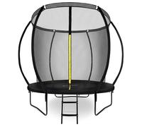 HyperMotion Trampolino Elastico per Bambini da Giardino 244/305 / 366/430 / 487 cm, Tappeto Elastico da Esterno con rete di Sicurezza, ad Asciugatura Rapida e Idrorepellente