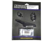 Hyperpro Steering Damper, kit di montaggio male Nero