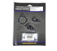 Hyperpro Steering Damper, kit di montaggio male Nero