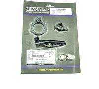 Hyperpro Steering Damper, kit di montaggio male Nero