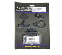 Hyperpro Steering Damper, kit di montaggio male Nero