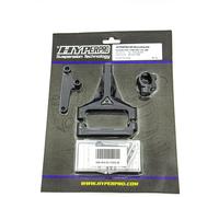 Hyperpro Steering Damper, kit di montaggio male Nero