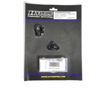 Hyperpro Steering Damper, kit di montaggio male Nero