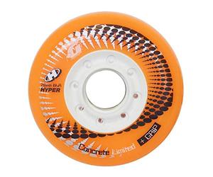 HyperWheels Concrete Ruote per Pattini da Uomo, Arancione, 76