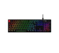 HyperX Alloy Origins PBT - Tastiera meccanica da gioco, PBT Keycaps, RGB, switch meccanici HyperX, compatto, portatile, robusto alloggiamento in alluminio, piedini regolabili, nero