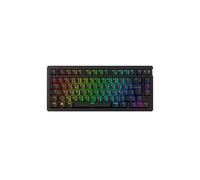 HyperX Alloy Rise 75 Wireless - Tastiera da gioco meccanica 75% sostituibile a caldo, PC, retroilluminazione fino a 80 ore, doppio wireless 2,4 GHz e Bluetooth